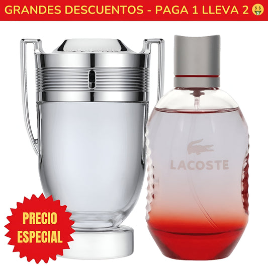 *OFERTA ESPECIAL* Perfume Invictus Paco Rabanne - 100ML - Perfume Style in Play Lacoste Fragrances - 75ML