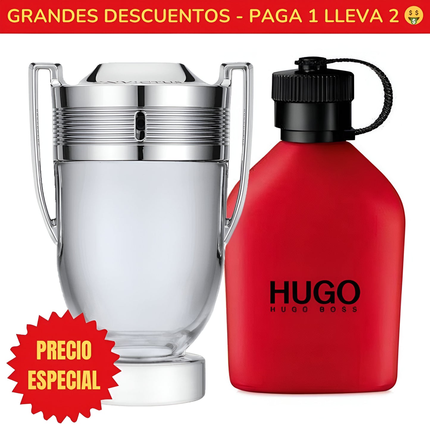 *OFERTA ESPECIAL* Perfume Invictus Paco Rabanne - 100ML - Perfume Hugo Red Hugo Boss - 150ML