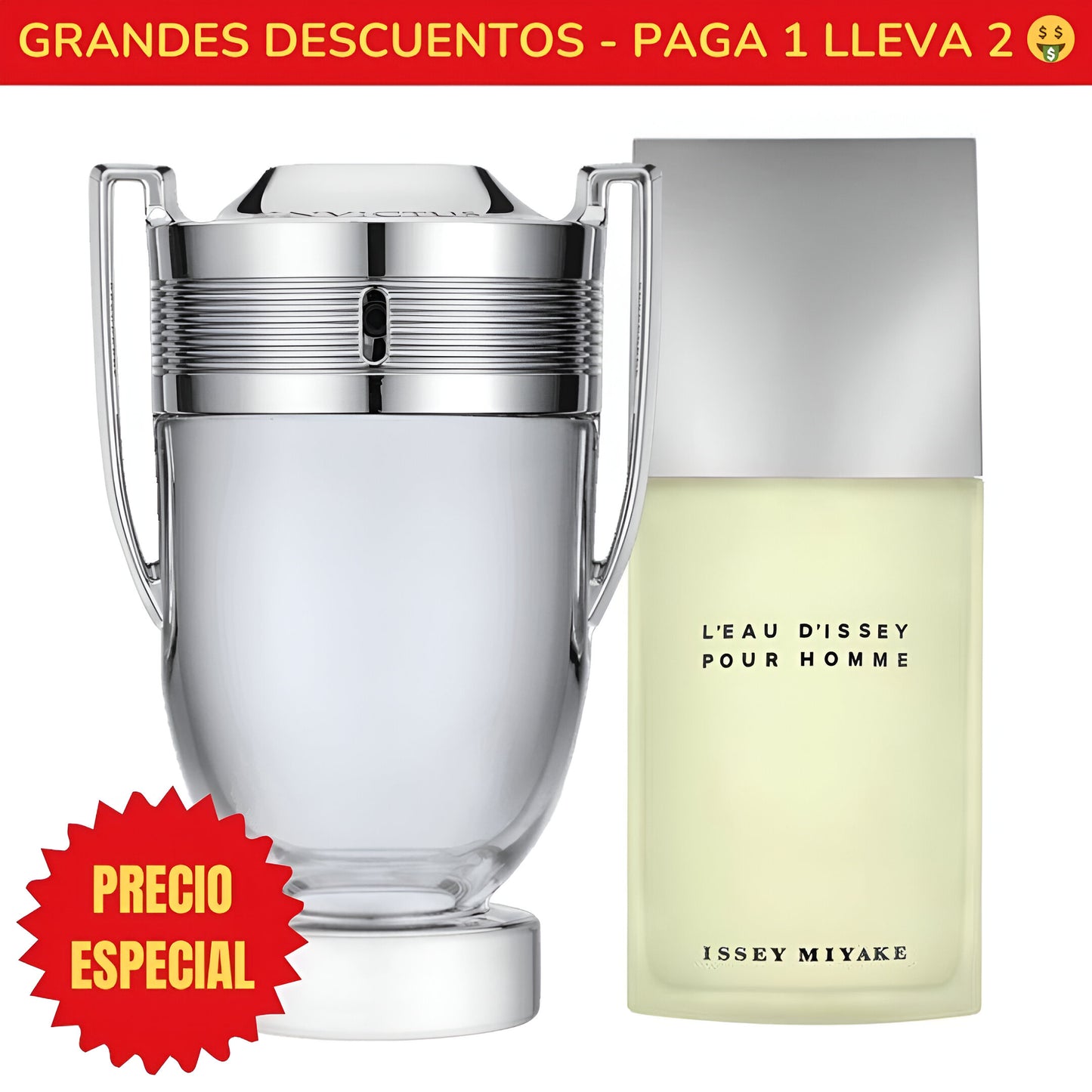 *OFERTA ESPECIAL* Perfume Invictus Paco Rabanne - 100ML - Perfume L'Eau d'Issey Pour Homme Issey Miyake - 125ML