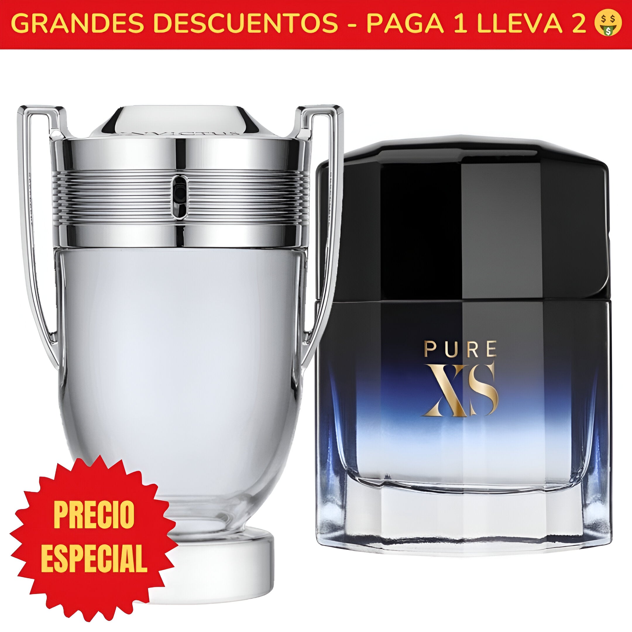 OFERTA ESPECIAL Perfume Invictus Paco Rabanne 100ML Perfume Pure Sacramento Perfumeria