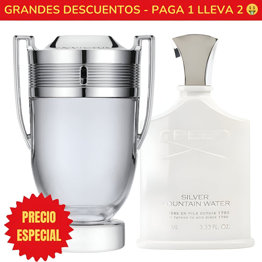 *OFERTA ESPECIAL* Perfume Invictus Paco Rabanne - 100ML - Perfume Silver Mountain Water Creed - 100ML