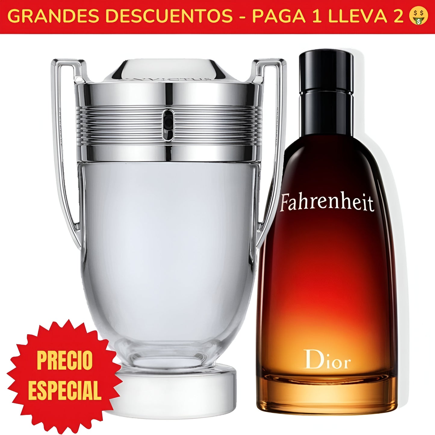 *OFERTA ESPECIAL* Perfume Invictus Paco Rabanne - 100ML - Perfume Fahrenheit Dior - 100ML