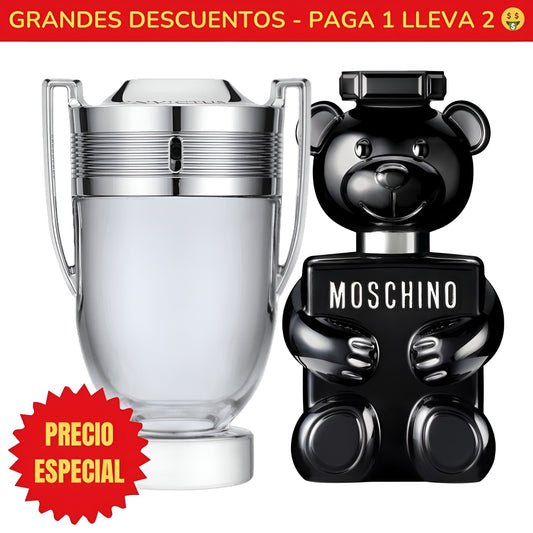 *OFERTA ESPECIAL* Perfume Invictus Paco Rabanne - 100ML - Perfume Toy Boy Moschino - 100ML