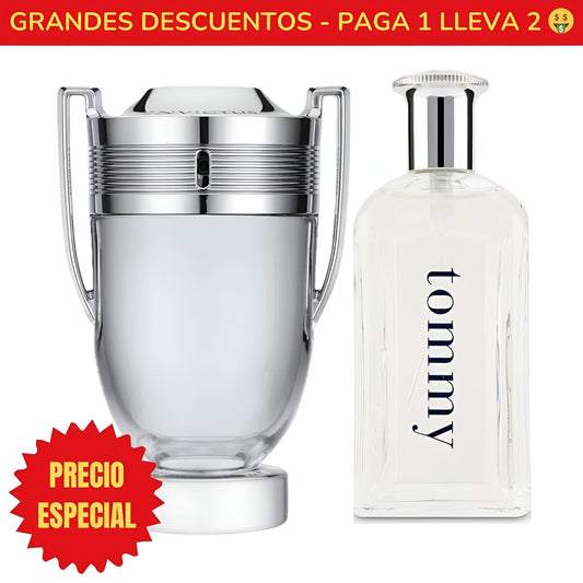 *OFERTA ESPECIAL* Perfume Invictus Paco Rabanne - 100ML - Perfume Tommy Tommy Hilfiger - 100ML