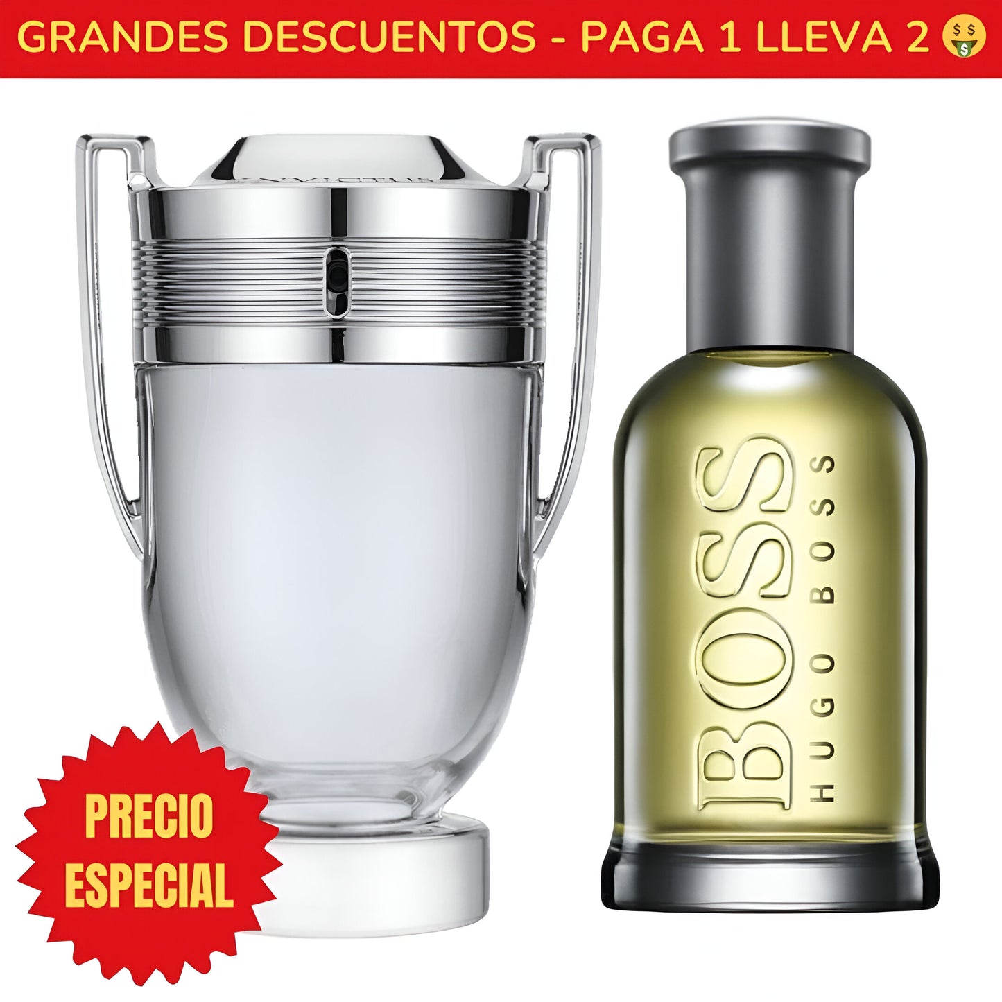 *OFERTA ESPECIAL* Perfume Invictus Paco Rabanne - 100ML - Perfume Boss Bottled Hugo Boss - 100ML