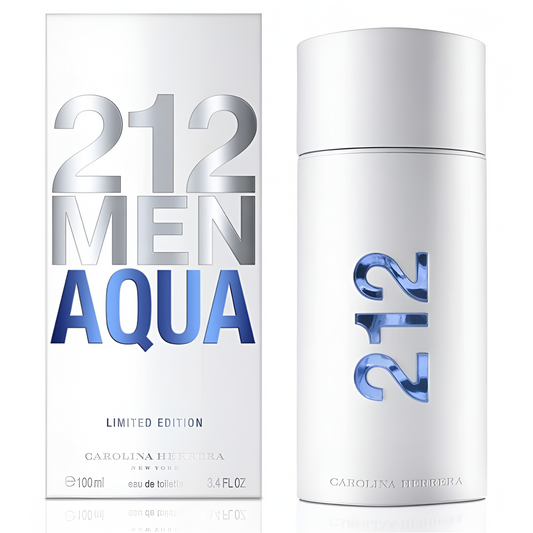 Perfume 212 Men Aqua Carolina Herrera - 100ML