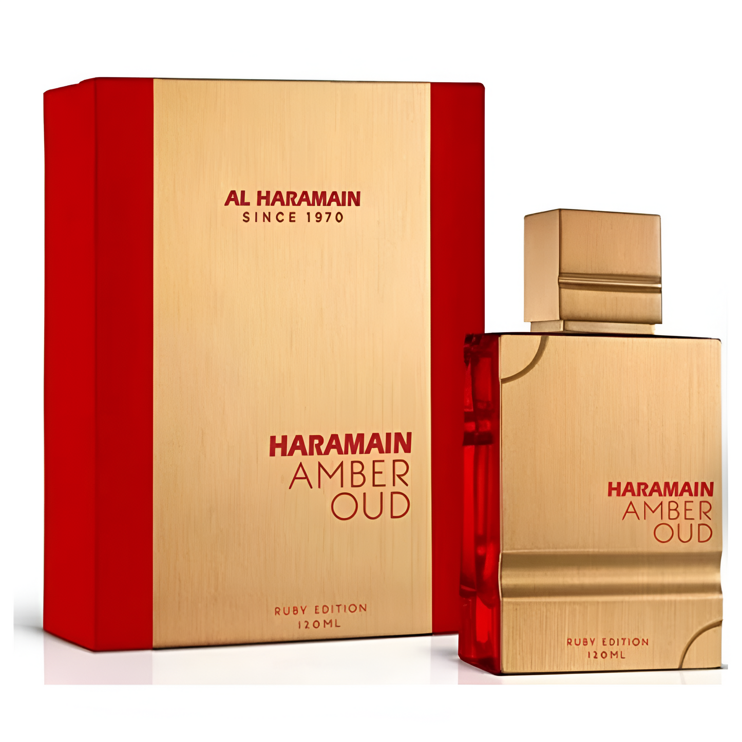 Perfume Amber Oud Ruby Edition Al Haramain En Caja - 120ML