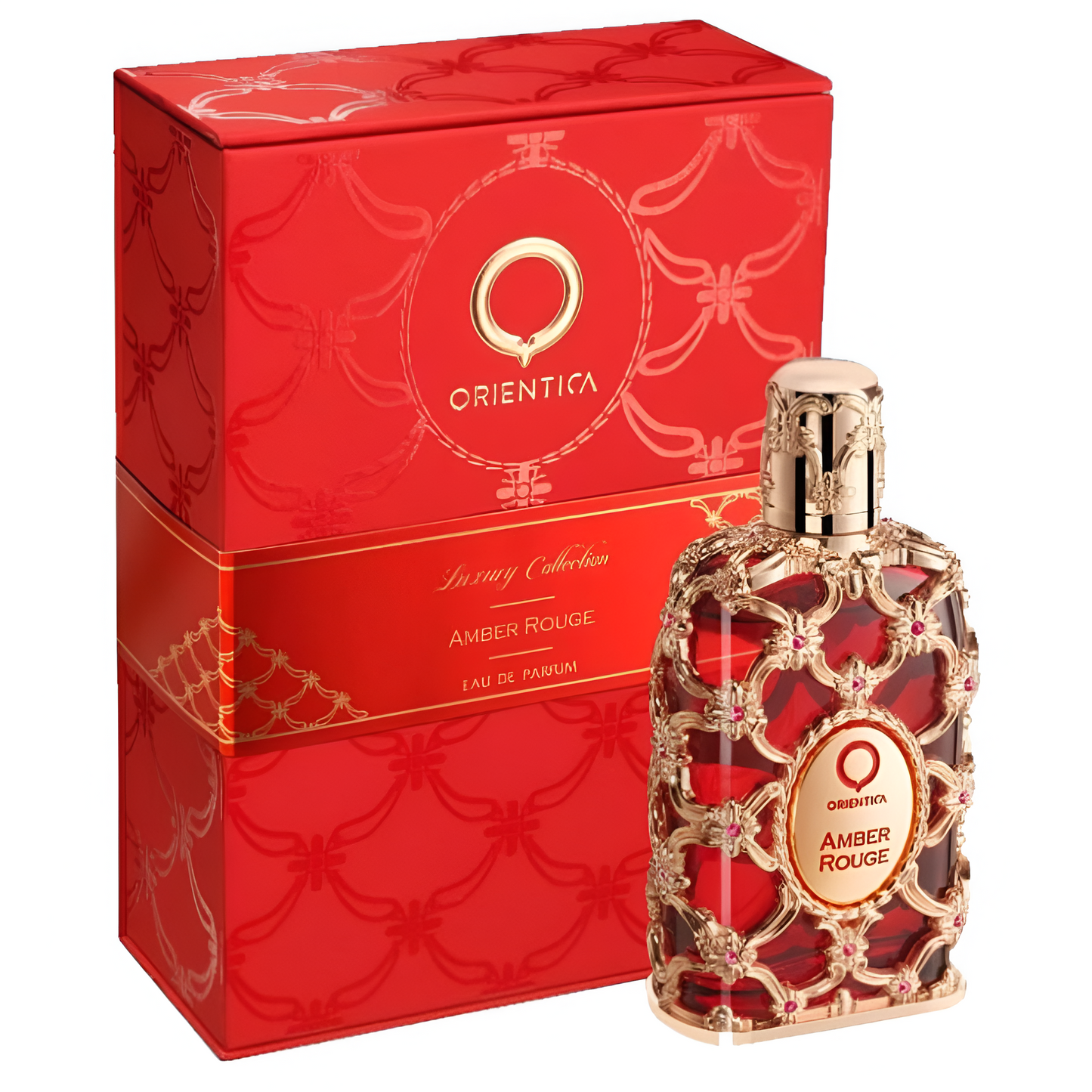 Perfume Amber Rouge Orientica Premium en Caja - 80ML